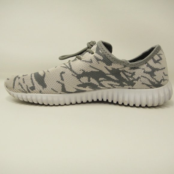 Dirty Laundry Womens Gray Camo Slip On Lace Adjust Comfort Sneakers Shoes sz 8 - Picture 3 of 11